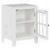 Opelton Accent Cabinet White - Signature Design by Ashley: Transitional Style, Tempered Glass Door, Adjustable Shelf - 3 of 4