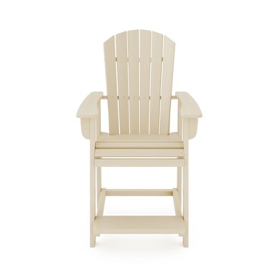 NicBex Outdoor Dining Chair,American Traditional Patio Dining Chairs with Weather Resistant Frame,30 inch Chairs Suitable for Patio,Garden,Beige