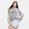 Women's Sporty Windbreaker - Wild Fable™ Gray - 2 of 3