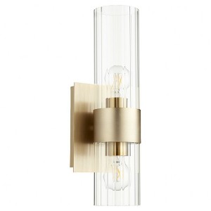 Quorum Lighting 2 - Light Sconce in  Aged Brass - 1 of 1