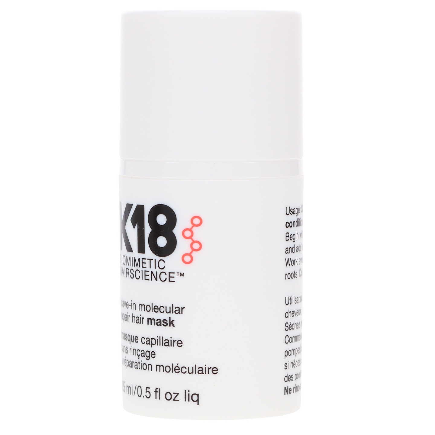 Несмываемая маска для волос K18 Leave-In Molecular Repair, 0.5 oz — фото 2