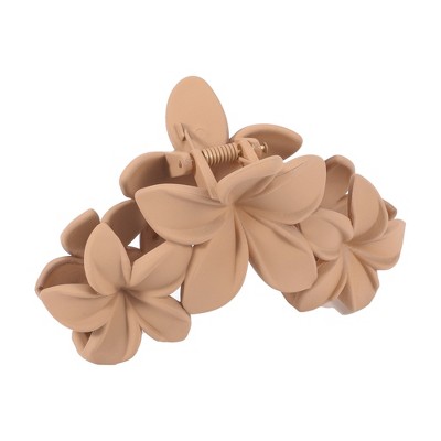 Unique Bargains Women's Flower Hair Claw Clips 1 Pc