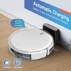 MAMNV Robot Vacuum and Mop Combo, WiFi/App, Robotic Vacuum Cleaner 2 in 1 Mopping Robot Vacuum, Self-Charging for Hard Floor, Pet Hair, Carpet,White - 3 of 4