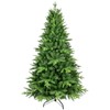 YOOCOZZ Pre-Lit Christmas Tree with 750 Warm White LED Lights, Tips Realistic PE+PVC Hinged Tree with Metal Stand - 2 of 4