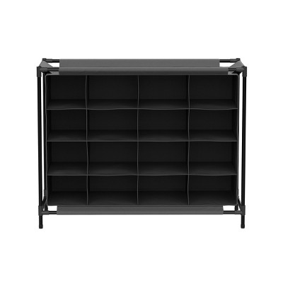 Space Saving Shoe Storage Cabinet Black - Prepac : Target