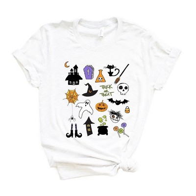 Simply Sage Market Women's Halloween Collage Short Sleeve Graphic Tee