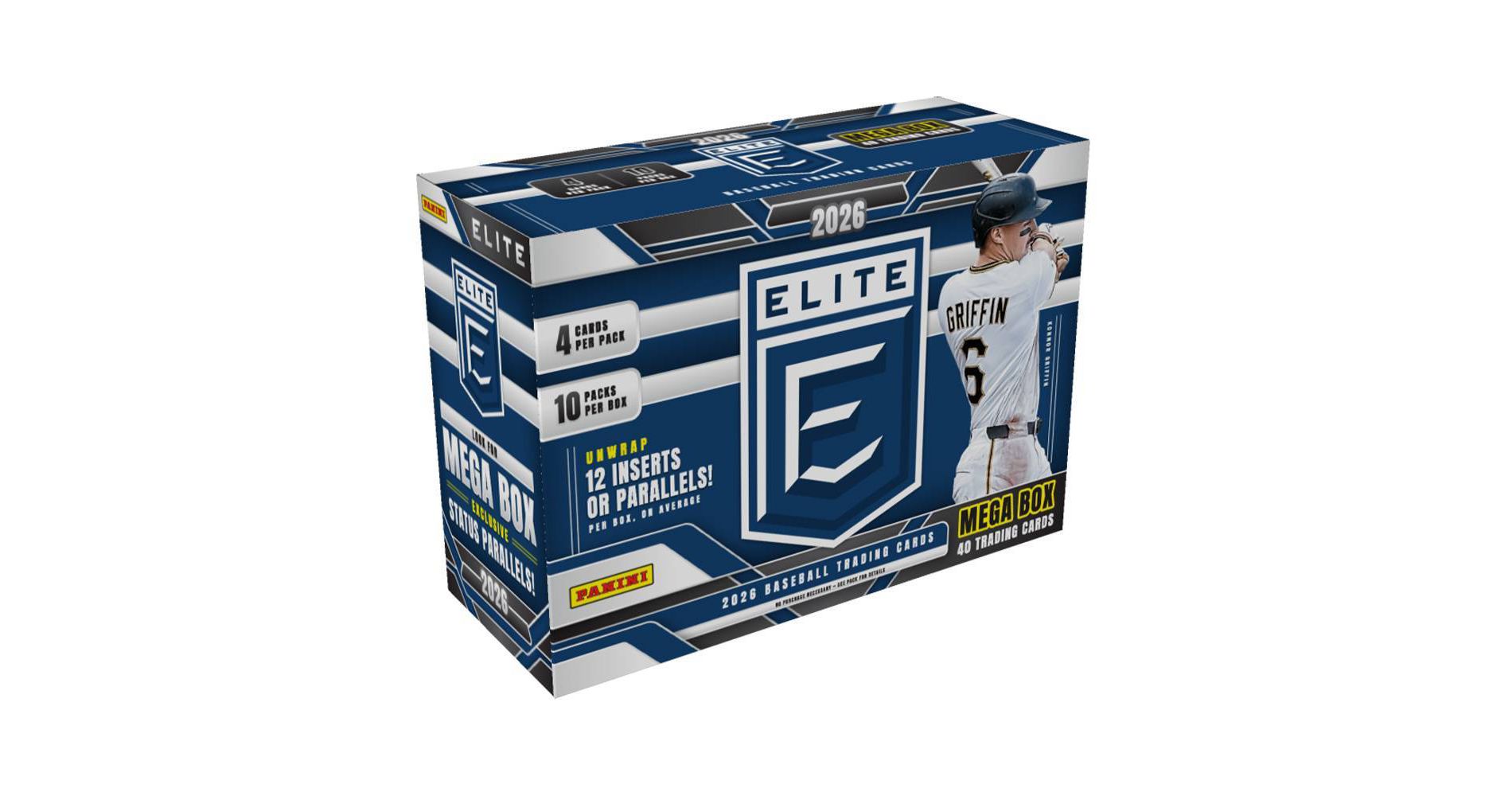 Panini Elite Baseball Trading Card Mega Box