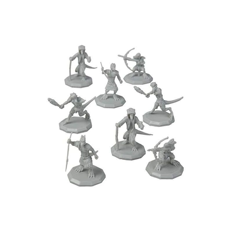 Monster Protectors Unpainted Fantasy Kobold Mini Figures for D&D - 1", 8 Pieces, 2 of 7