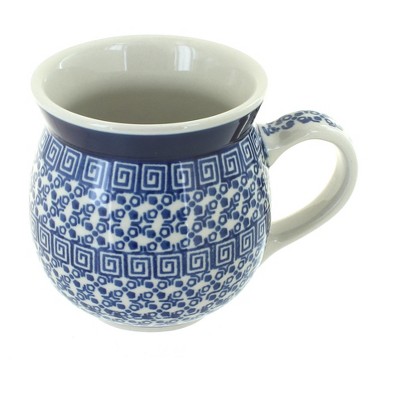 Blue Rose Polish Pottery Olympia Bubble Mug