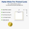 Avery Printable Square Cards, Gold & Navy Border with Florals, 2" x 2", Matte White Square Cards, Laser/Inkjet, 120ct, Great for Business Cards - 2 of 4