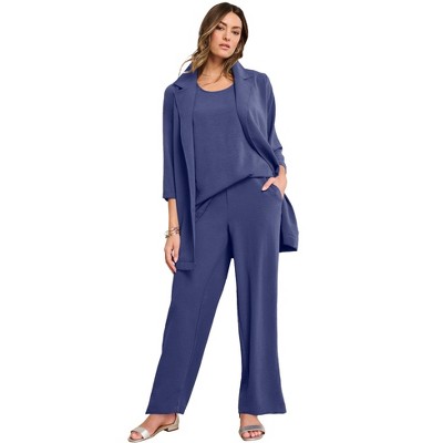 Roaman's Women's Plus Size Open Front Blazer