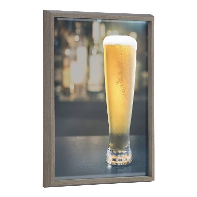 18" x 24" Blake Pub by Emiko and Mark Franzen of F2 Images Framed Printed Glass Gray - Kate & Laurel All Things Decor