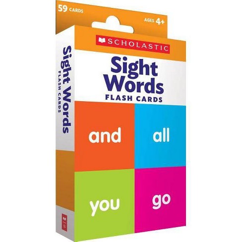 Sight Words Flash Cards Target