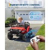 Electric Car for Kids, Ride On Car with Remote Control, 12V Ride On Truck Toy for Toddler Boys & Girls, Bluetooth Music Player LED Lights - 4 of 4