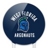 West Florida Argonauts Logo Acrylic Cake Topper Party Decoration for Wedding Anniversary Birthday Graduation - 3 of 4