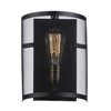 Maxim Lighting Palladium 1 - Light Wall Light in  Black/Natural Aged Brass - 2 of 3