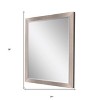 HomeRoots 38" Silver Accent Mirror - 3 of 4