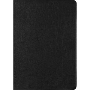 ESV New Testament with Psalms and Proverbs (Genuine Leather, Black) - (Leather Bound) - 1 of 1