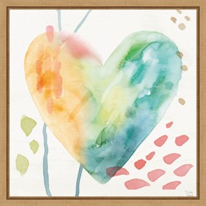 Amanti Art Winged Whisper VII by Dina June Canvas Wall Art Print Framed 16 x 16-in. - 1 of 4