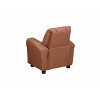 Olive & Opie Chase Vegan Leather Kids' Recliner - Chestnut - 4 of 4