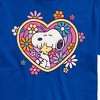 Men's - Peanuts - Hug Heart Flower Short Sleeve Graphic T-Shirt - 2 of 4