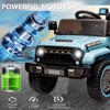 GARVEE 12V Kids Ride On Truck Car, Battery Powered Electric Vehicles with Remote Control, Spring Suspensions, 3 Speeds, LED Lights, Music, MP3 - 3 of 4