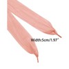 INSPIRE CHIC Solid Color Wrinkled Extra Wide Flat Athletic Shoelaces 1 Pair - 3 of 4