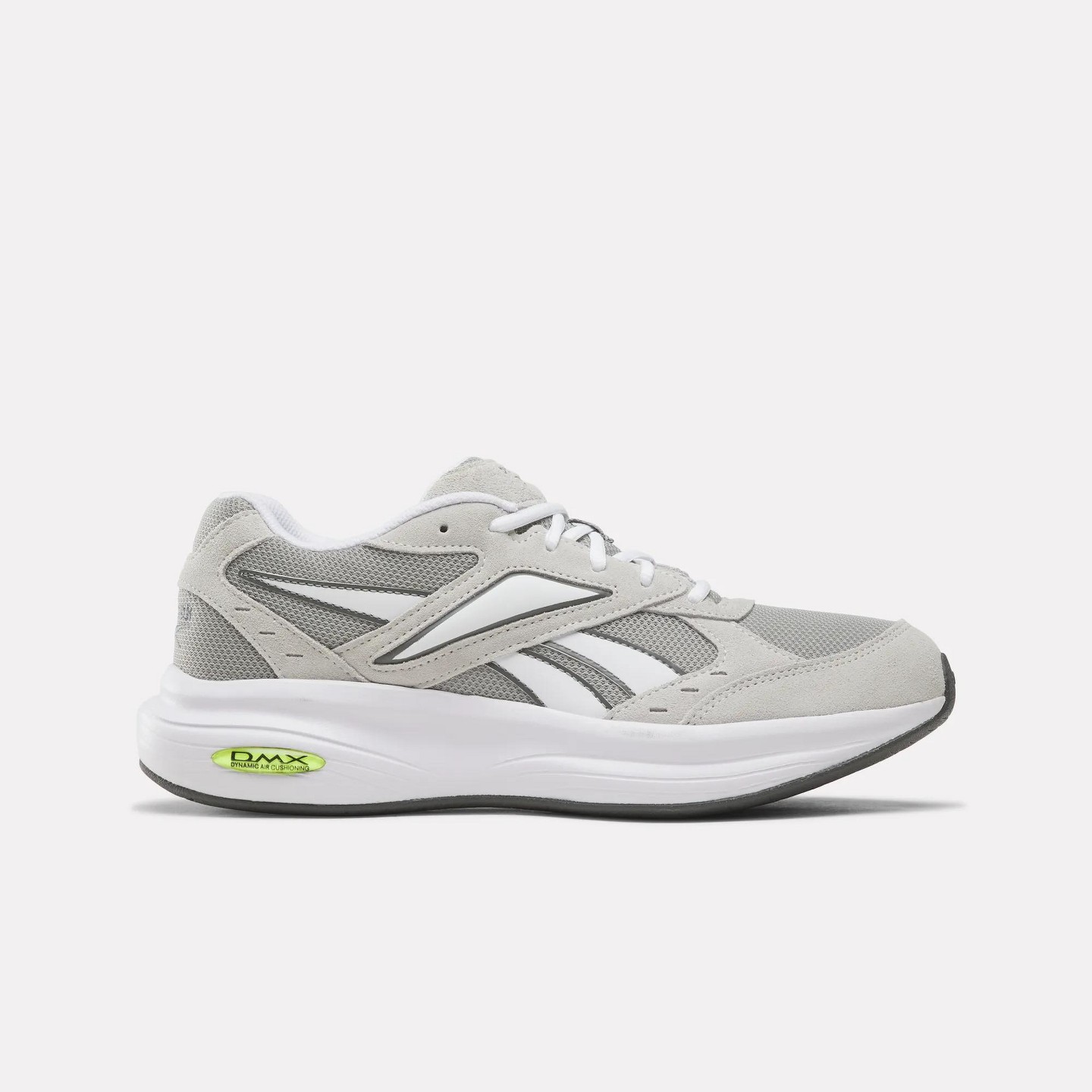Мужские кроссовки Reebok DMX Comfort+ Walk Ultra Shoes Size 10 AHA - New Grey 2/White, цвет: Серый — фото 1