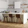 WyndenHall Madigan Swivel Counter Height Barstool Gray - 2 of 4