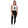 Women's Elvis Presleyarmy Mug Shot Sleeveless Crop Top Tank - 4 of 4