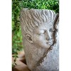 Okak 9x5.5x5.7 Inches Sand and Cement Conch Shell Planter Textured Finish for Indoor and Outdoor Use, Decorative Plant Pot - 2 of 4