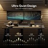 Standing Desk Modern with Electric Height Adjustment and Glass Top for Home Office 48in Wide-3irtyhousy - 3 of 4
