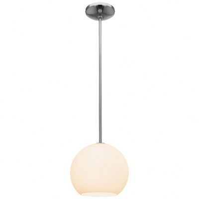 Access Lighting 1 - Light Pendant in  Brushed Steel