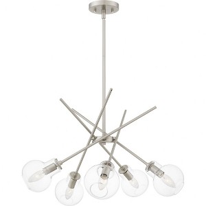 Quoizel Lighting Asha 5 - Light Chandelier in  Brushed Nickel - 1 of 1