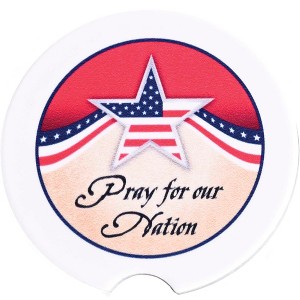 Dicksons Decorative Trinket Keepsake Jewelry Box With Hinged Lid 2.5 x 4.75 Acrylic Round Ivory Grace and Gratitude - 1 of 1