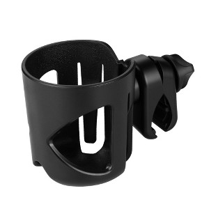 Stroller Cup Holder, Universal Cup Holder, 360° Rotatable Large Caliber Designed Bottle Cag - 1 of 4