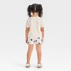 Toddler Girls' 2pc Americana USA Short Sleeve T-Shirt and Star Shorts Set - Red/White/Blue - 2 of 4