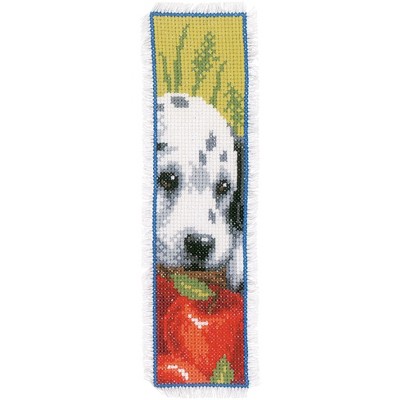 Vervaco Bookmark Counted Cross Stitch Kit 2.4"X8" 2/Pkg-Dogs (14 Count)