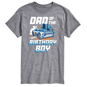 Men's - Hot Wheels - Dad Of Birthday Boy Short Sleeve Graphic T-Shirt - 1 of 4