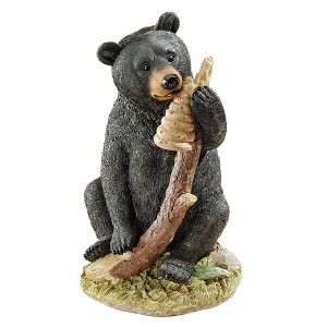Design Toscano Honey, The Curious Black Bear Cub Statue - 1 of 3