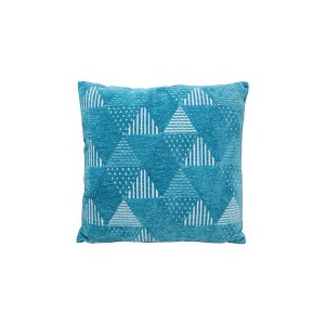 DOMETOUR 17.5" Multicolor Square Flannelette Pillow - 1 of 4