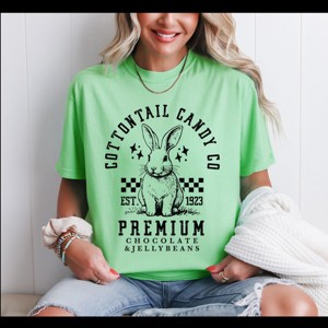 Simply Sage Market Cottontail Candy Premium Chocolate Garment Dyed Tee - 1 of 4