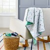 Jersey Knit Reversible Blanket - Cloud Island™ Garden Floral : Target