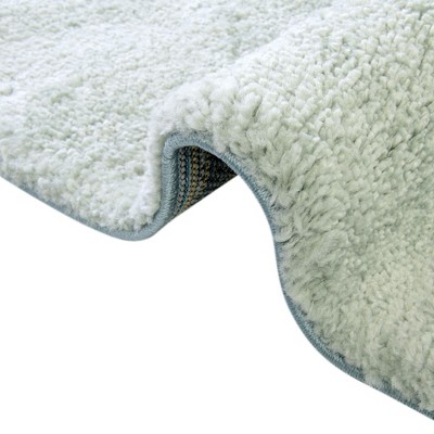 Calabasas Light Blue Rectangular Synthetic Shag Rug 3' 3" x 5' 3"