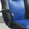GlasFlength Task and Office Chairs Modern Faux Leather Swivel Chair with Adjustable Height for Home Office, Multicolored, 26"*11"*21" - 4 of 4