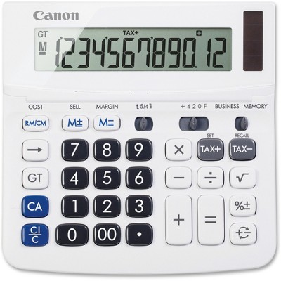 Canon Desktop Calculator 12-Digit White TX220TSII