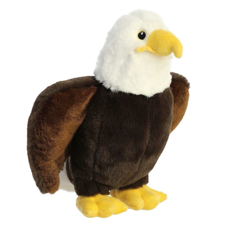 Aurora Medium Eagle Eco Nation Eco-Friendly Stuffed Animal Brown 9.5", 5 of 7