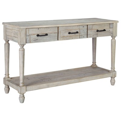 Shawnalore Sofa/Console Table Whitewash - Signature Design by Ashley