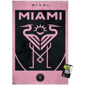 Trends International MLS Inter Miami CF - Logo 25 Unframed Wall Poster Prints - 1 of 4