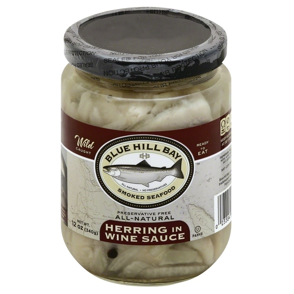 BLUE HILL BAY, HERRING IN WINE SAUCE